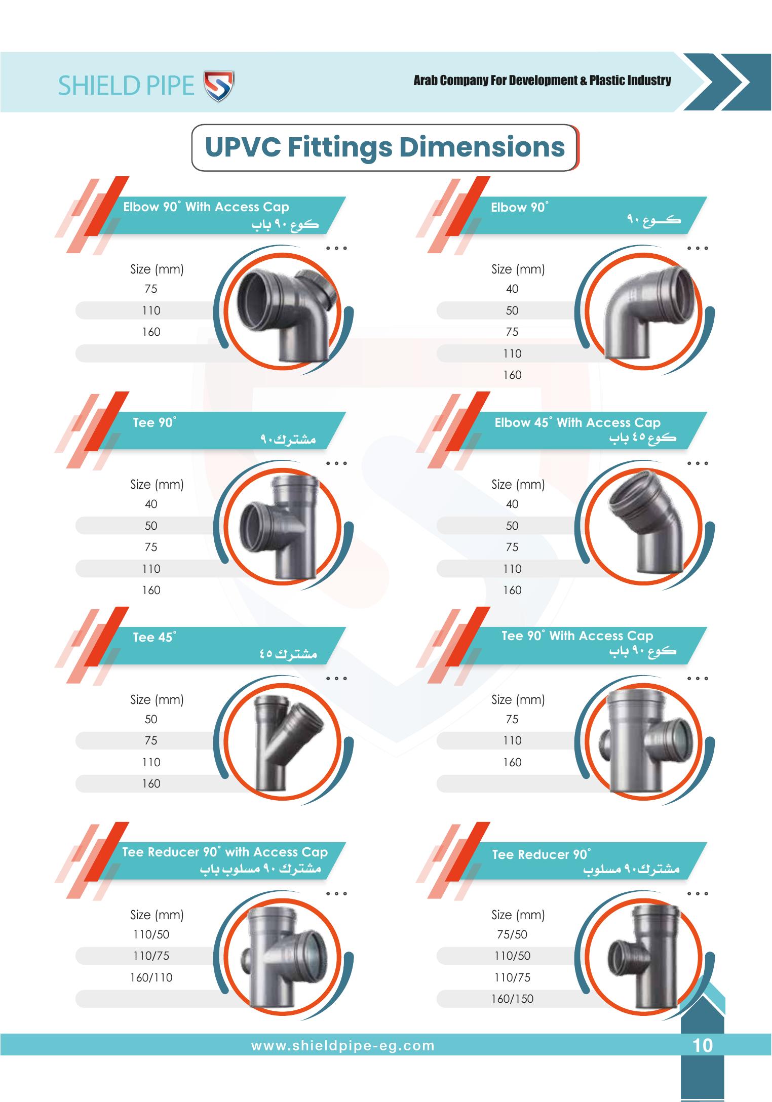 UPVC Fittings Catalogue Page